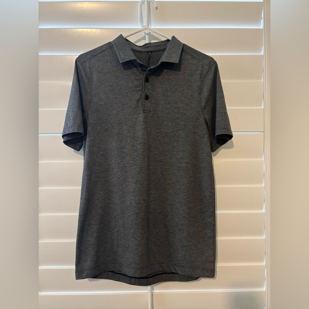 Men's Gray Lululemon Polo Shirt